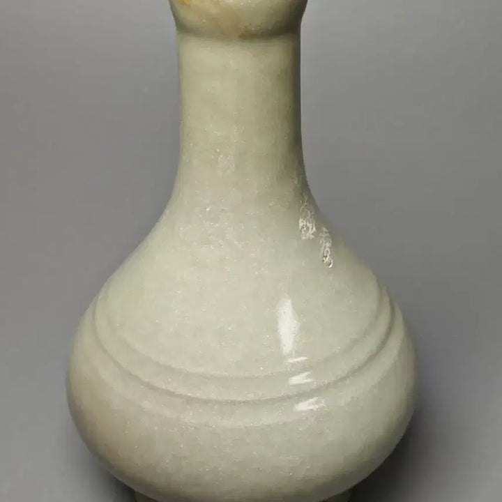 [BUNJANG] Late Ming Dynasty Longquan Celadon Vase Antique Chinese Ceramic Collectible / [진품] 명나라 말기 용천요 청자 장경병 중국도자기 골동품 수집품