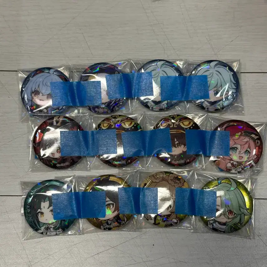 [BUNJANG] Genshin Mini Can Badge Bundle Set / 원신 미니 캔뱃지 일괄