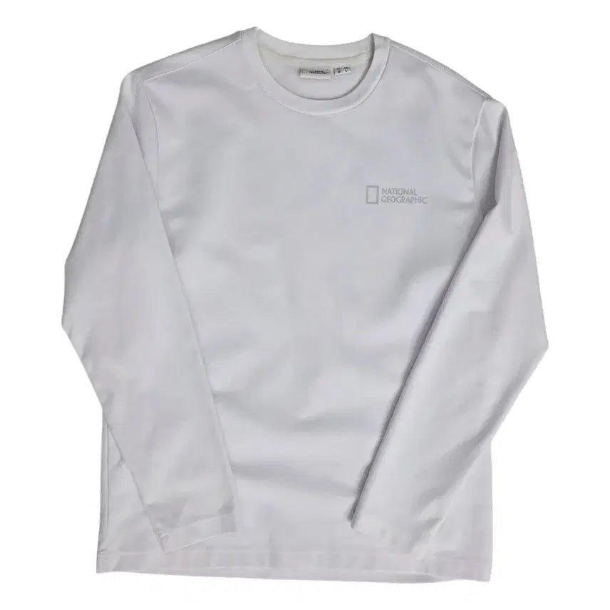 [BUNJANG] National Geographic Long Sleeve T-Shirt White L / [프립]L/내셔널지오그래픽 긴팔 티셔츠 화이트
