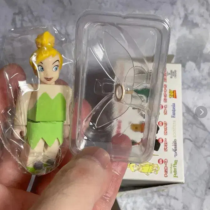 [BUNJANG] Kubrick Disney 3 Peter Pan Tinkerbell Figure / 큐브릭 디즈니 3 피터팬 팅커벨