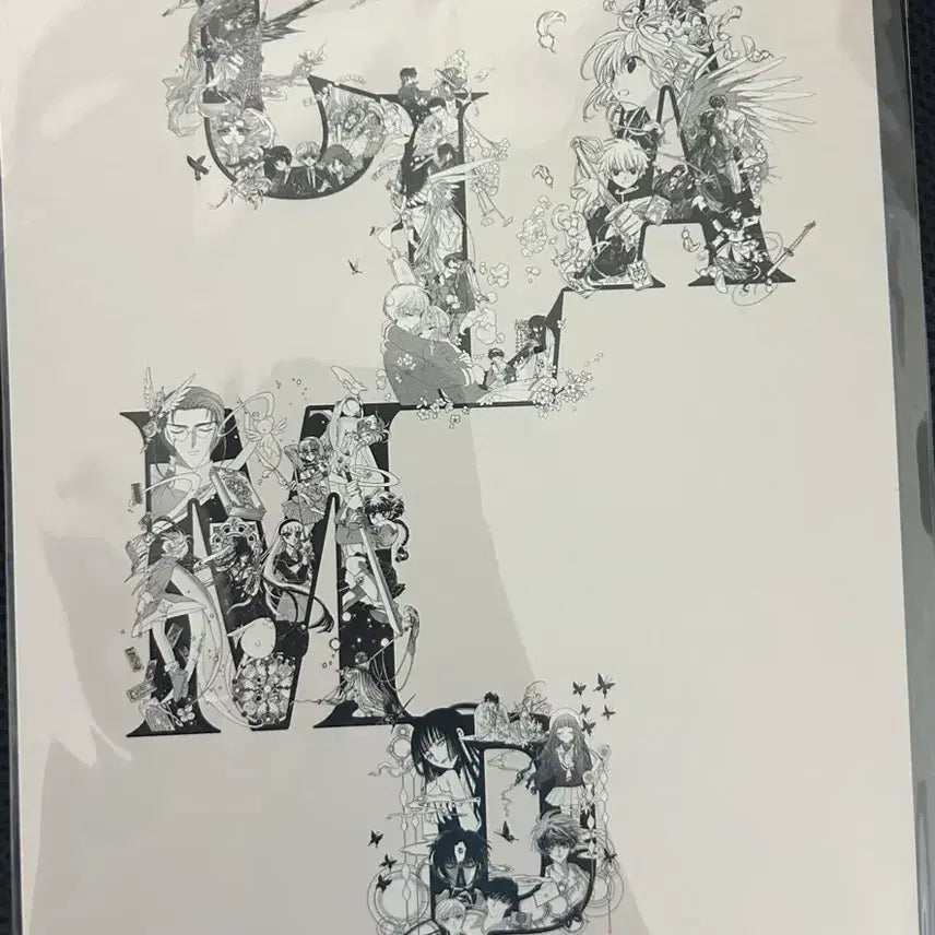 [BUNJANG] Clamp Exhibition A4 Poster Set (Alphabet + Tokyo Babylon Subaru) / 클램프전 5만원 이상 구매 특전 a4포스터 세트 알파벳+도쿄바빌론 스바루