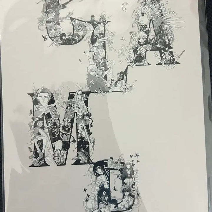 [BUNJANG] Clamp Exhibition A4 Poster Set (Alphabet + Tokyo Babylon Subaru) / 클램프전 5만원 이상 구매 특전 a4포스터 세트 알파벳+도쿄바빌론 스바루