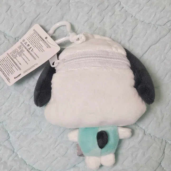 [BUNJANG] Sanrio Pochacco Big Face Coin Pouch with Keyring / (새상품) 산리오 포차코 빅페이스 얼굴 동전지갑 파우치 키링