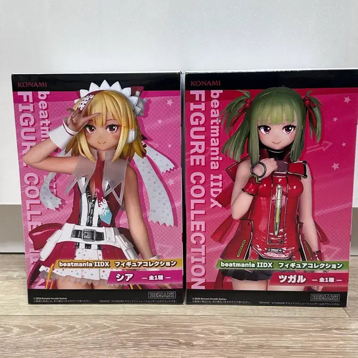 [BUNJANG] Konami Beatmania IIDX Figure Set: Shia &amp; Tsugaru / 코나미 비트매니아 IIDX 피규어 시아 츠가루 일괄