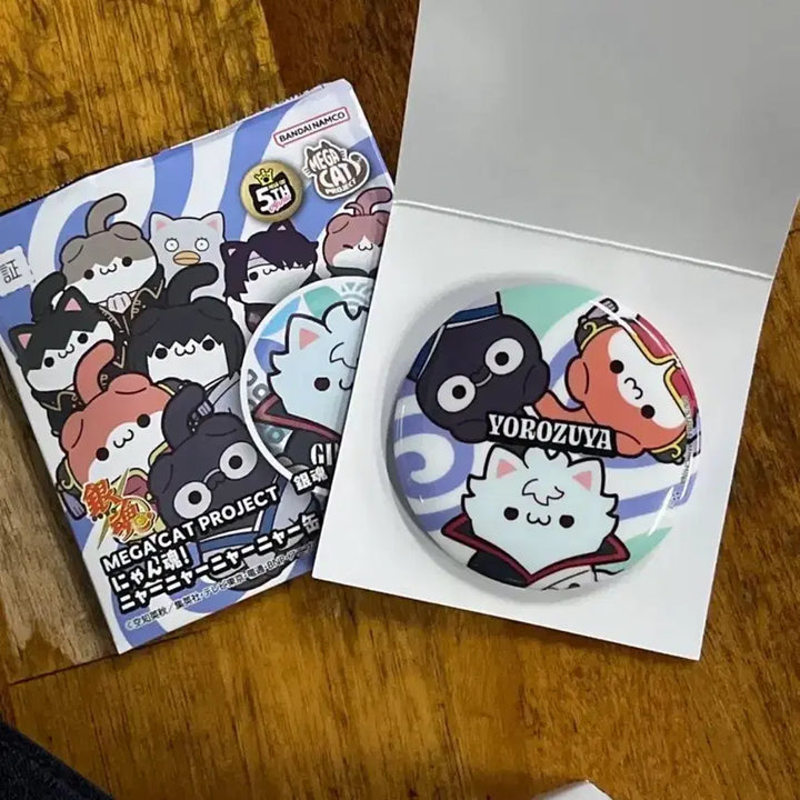 [BUNJANG] Gintama Megacat Gintoki Hanghon Badge / 은혼 메가캣 긴토키 해결사 냥혼 뱃지