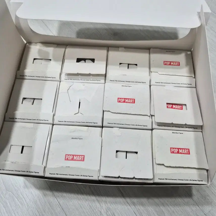 [BUNJANG] Pop Mart Snoopy 75th Anniversary Unsealed Figure Bundle Set / [팝마트] 스누피 75주년 피규어 개봉 일괄