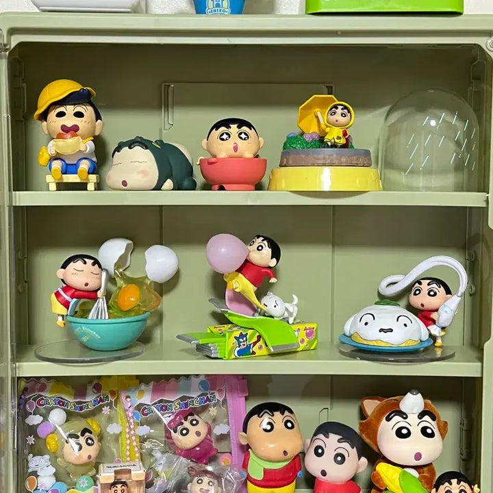 [BUNJANG] Crayon Shin-chan Full Figure Set Bundle / 일괄 택포 짱구 피규어 흰둥이 수지 유리 액션가면 리멘트 쌀알