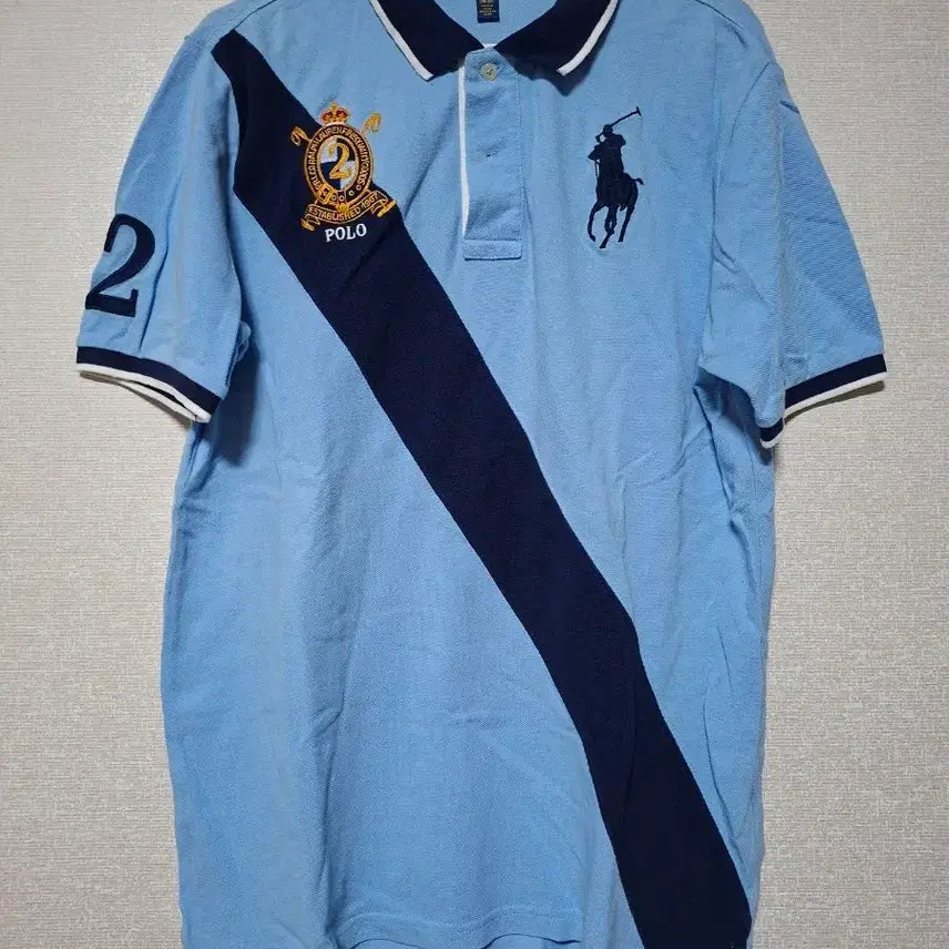 [BUNJANG] Polo Ralph Lauren Chief Keef T-Shirt Sky Blue / 폴로 랄프로렌 치프키프 반팔 하늘색 티셔츠