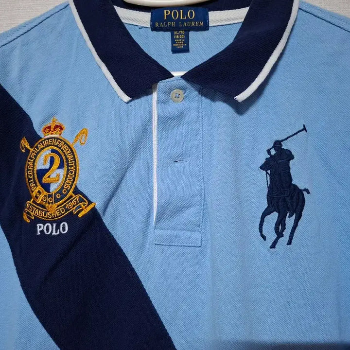 [BUNJANG] Polo Ralph Lauren Chief Keef T-Shirt Sky Blue / 폴로 랄프로렌 치프키프 반팔 하늘색 티셔츠
