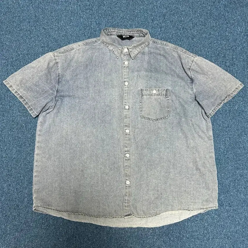 [SOLD OUT] 트릴리온 데님 반팔셔츠 XL
