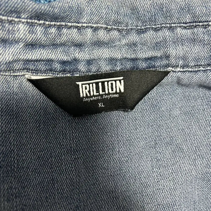 [SOLD OUT] 트릴리온 데님 반팔셔츠 XL