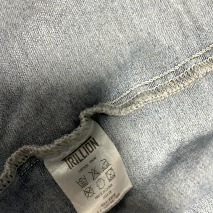 [SOLD OUT] 트릴리온 데님 반팔셔츠 XL