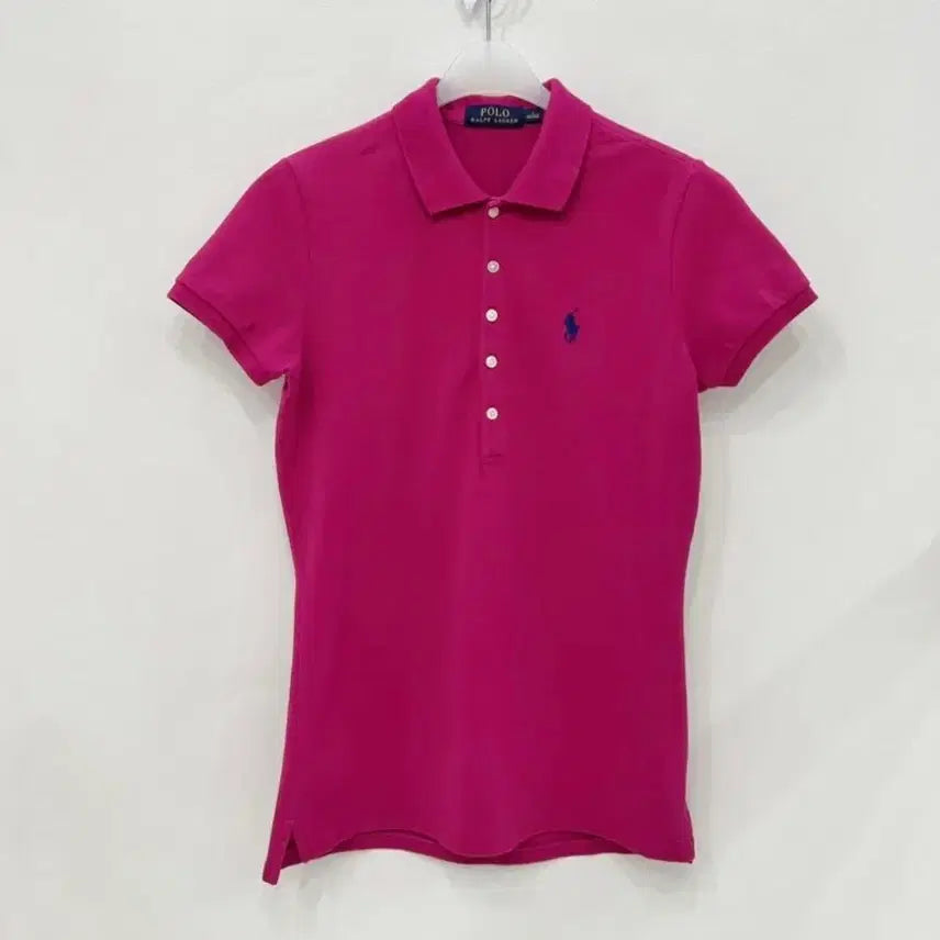 [BUNJANG] Polo Ralph Lauren Pink Short Sleeve Polo Shirt / 폴로 랄프로렌 핑크 반팔 카라티