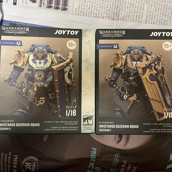 [BUNJANG] JoyToy Ultramarines Invictarus Suzerain Squad Set (Opened) / 조이토이 울트라마린 인빅투스 수저레인 스쿼드 3,5번 개봉품 세트