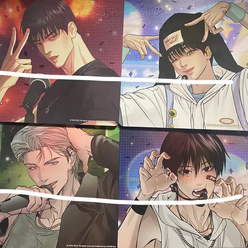 [BUNJANG] Sparkles Fancam Postcard Yak Hwa Cheop Black Horse Bundle Set / 스파클즈 직캠엽서 야화첩 검은목마 일괄 판매