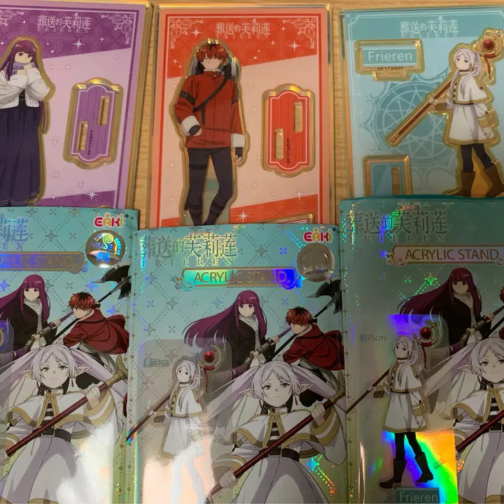 [BUNJANG] Frieren Acrylic Stand Set (3 Types, Bundle Set) / 프리렌 아크릴 스탠드 3종 일괄세트[개봉 미사용 비닐포장]