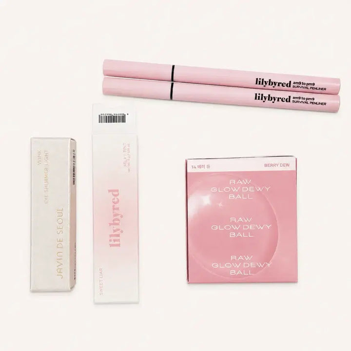 [BUNJANG] Lilybyred &amp; Hince Makeup Set - Neutral Pink Tone / 두유맛! 뉴트럴핑크 색조 세트