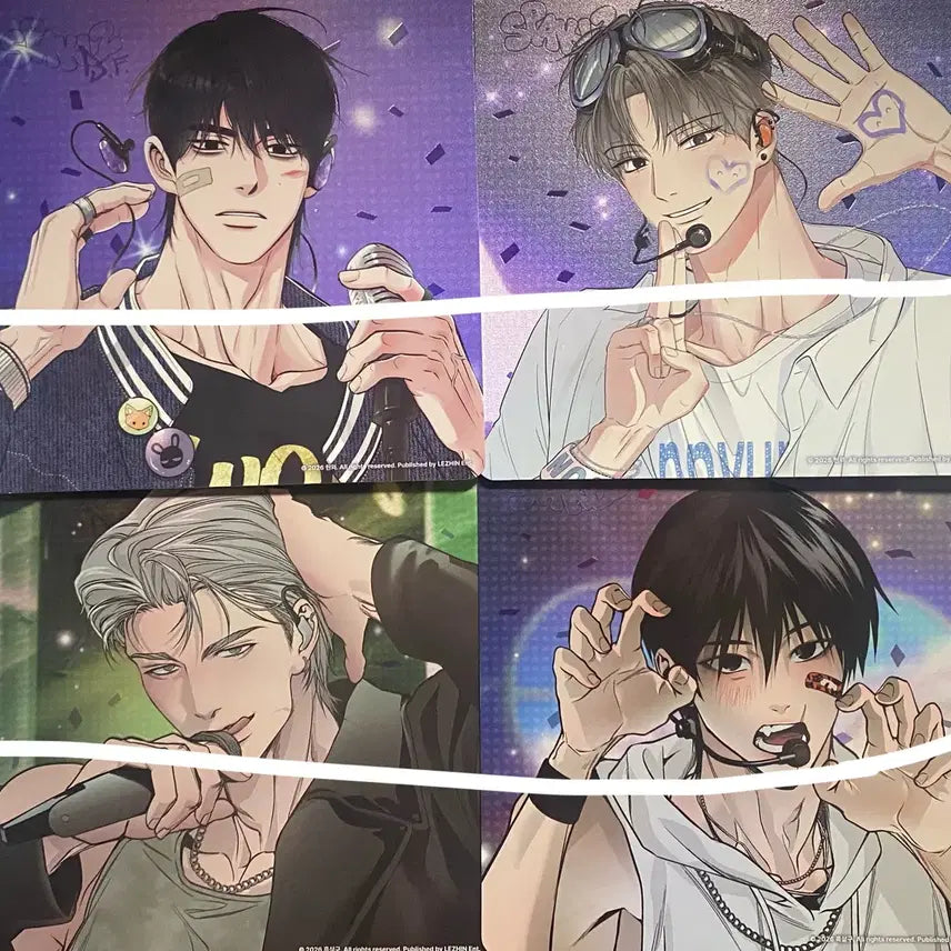 [BUNJANG] Sparkles Fancam Postcard Bundle Set / 스파클즈 직캠엽서 언슬립 검은목마 일괄 판매
