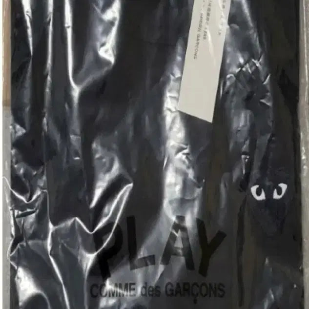 [BUNJANG] Comme des Garçons Black Heart Appliqué Short Sleeve T-Shirt / 무료배송)꼼데가르송 블랙와펜 반팔 티셔츠 블랙/화이트 미개봉 새상품