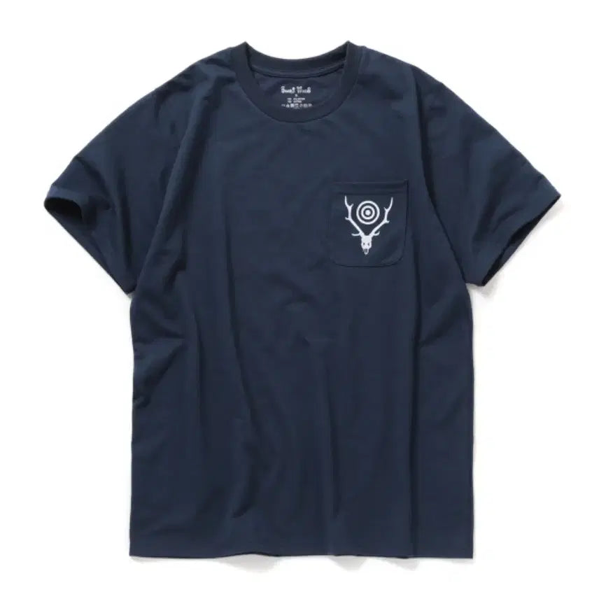 [BUNJANG] NAMI by LeeSeoPal Short Sleeve T-Shirt Navy L / 남이서팔 반팔 네이비 L
