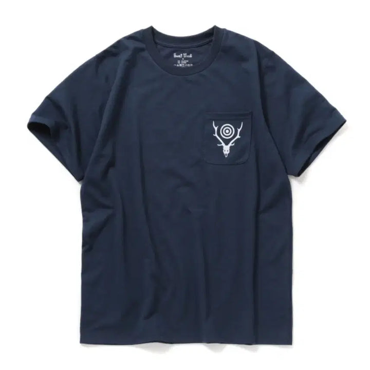 [BUNJANG] NAMI by LeeSeoPal Short Sleeve T-Shirt Navy L / 남이서팔 반팔 네이비 L