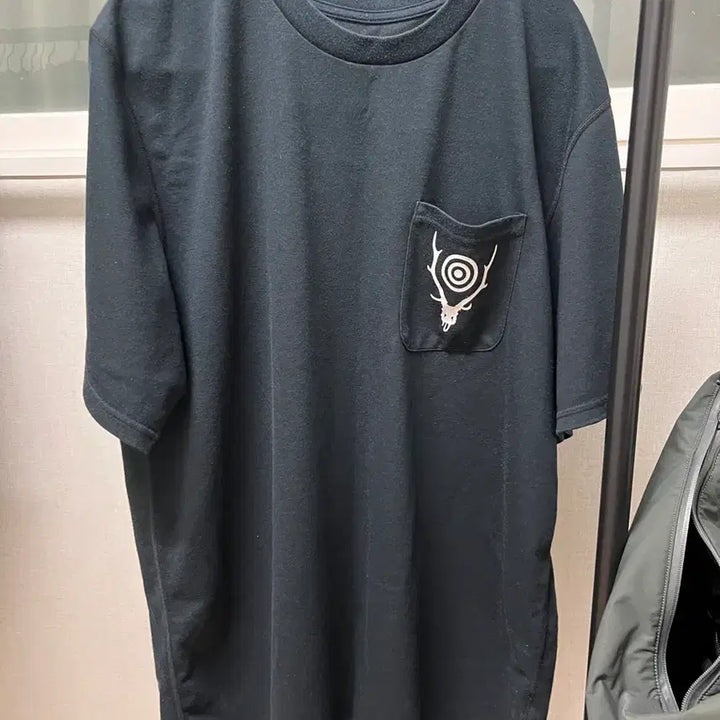 [BUNJANG] NAMI by LeeSeoPal Short Sleeve T-Shirt Navy L / 남이서팔 반팔 네이비 L