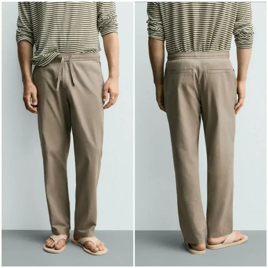 [BUNJANG] Zara Man Relaxed Fit Pants Beige M / 자라 맨 릴랙스핏 팬츠 M (KR 31)