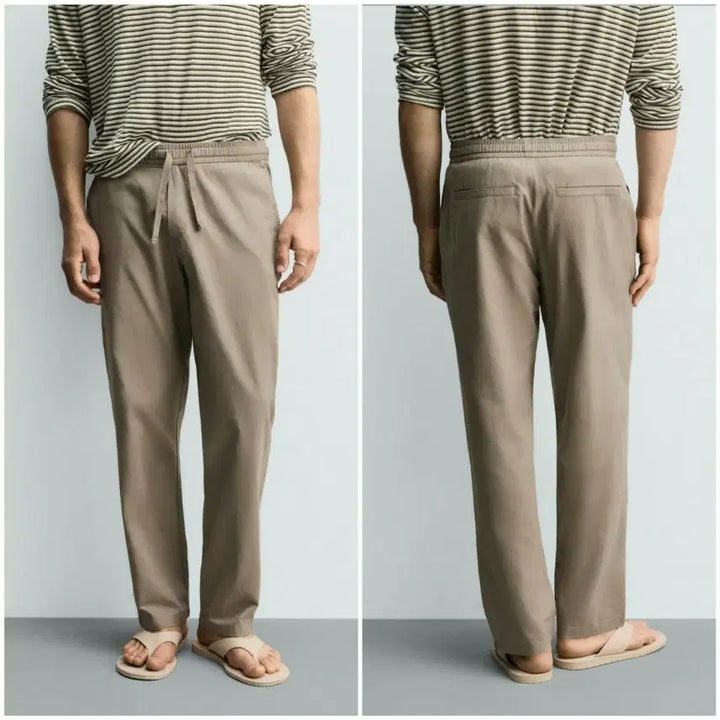 [BUNJANG] Zara Man Relaxed Fit Pants Beige M / 자라 맨 릴랙스핏 팬츠 M (KR 31)