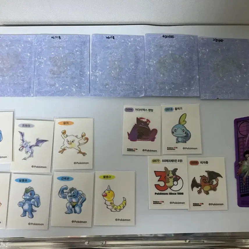 [BUNJANG] Pokemon 30th Anniversary Stickers / 포켓몬 30주년 띠부씰 판매