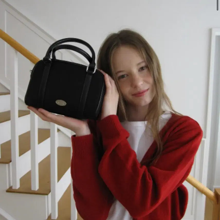 [BUNJANG] DUMARRO Journey Small Two-Way Crossbody Bag Black / 두마로 져니 스몰 투웨이 크로스백 블랙