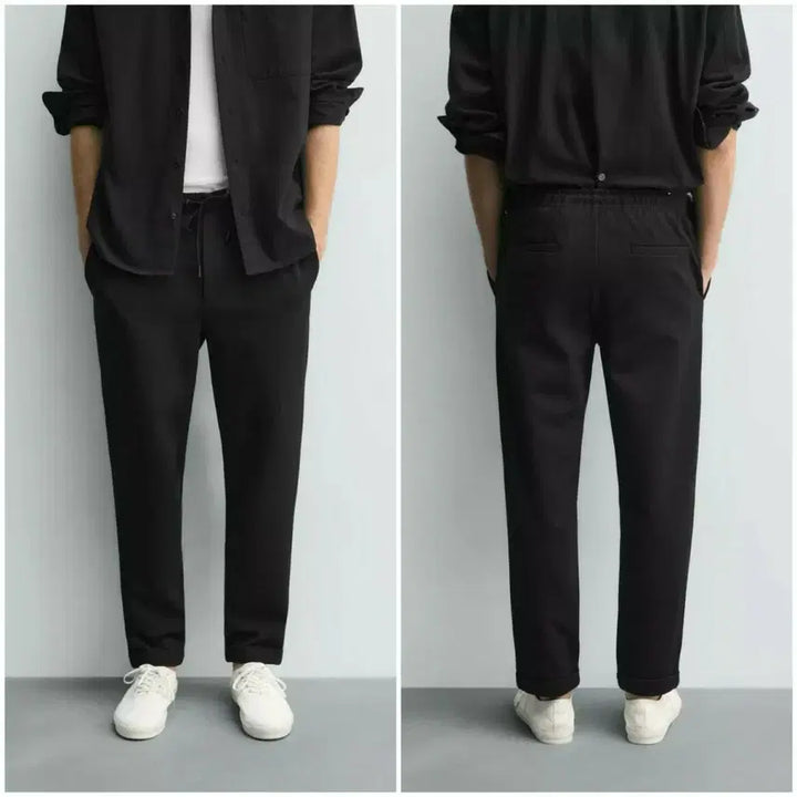 [BUNJANG] Zara Man Relaxed Fit Black Pants M / 자라맨  릴랙스핏 블랙팬츠 M 미착용제품