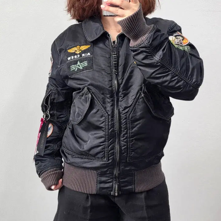 [BUNJANG] Alpha Industries MA-1 Bomber Jacket Black Size S / [프립]S/알파 인더스트리 항공 점퍼 검정
