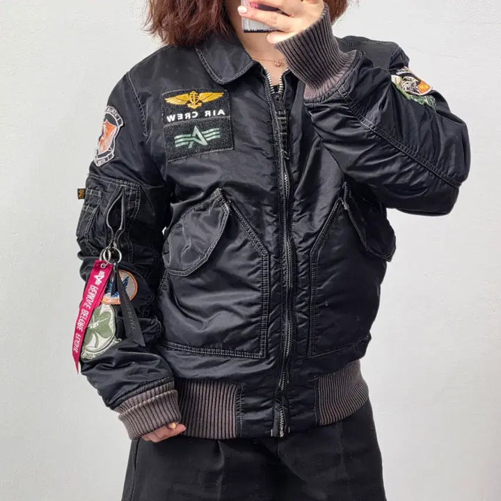 [BUNJANG] Alpha Industries MA-1 Bomber Jacket Black Size S / [프립]S/알파 인더스트리 항공 점퍼 검정