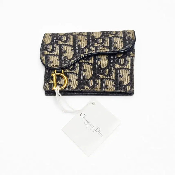 [BUNJANG] Dior Saddle Oblique Jacquard Card Holder Blue / [S급] 디올 새들 오블리크 카드 홀더