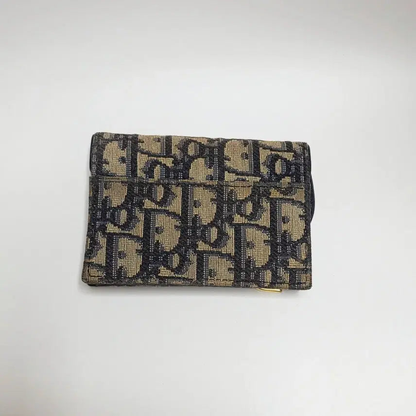 [BUNJANG] Dior Saddle Oblique Jacquard Card Holder Blue / [S급] 디올 새들 오블리크 카드 홀더