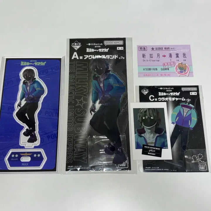 [BUNJANG] Galaxy Express Milkyway Max Kuji Manga Exhibition Acrylic &amp; Paper Goods Bundle Set / 은하특급 밀키 서브웨이 맥스 쿠지 만화전 아크릴 지류 일괄 밀섭