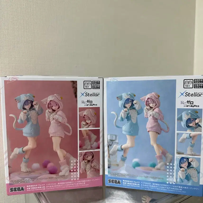 [BUNJANG] Re:Zero Sega Rem &amp; Ram Figure (Sealed) / Re: 제로 세가 렘 람 피규어 판매합니다