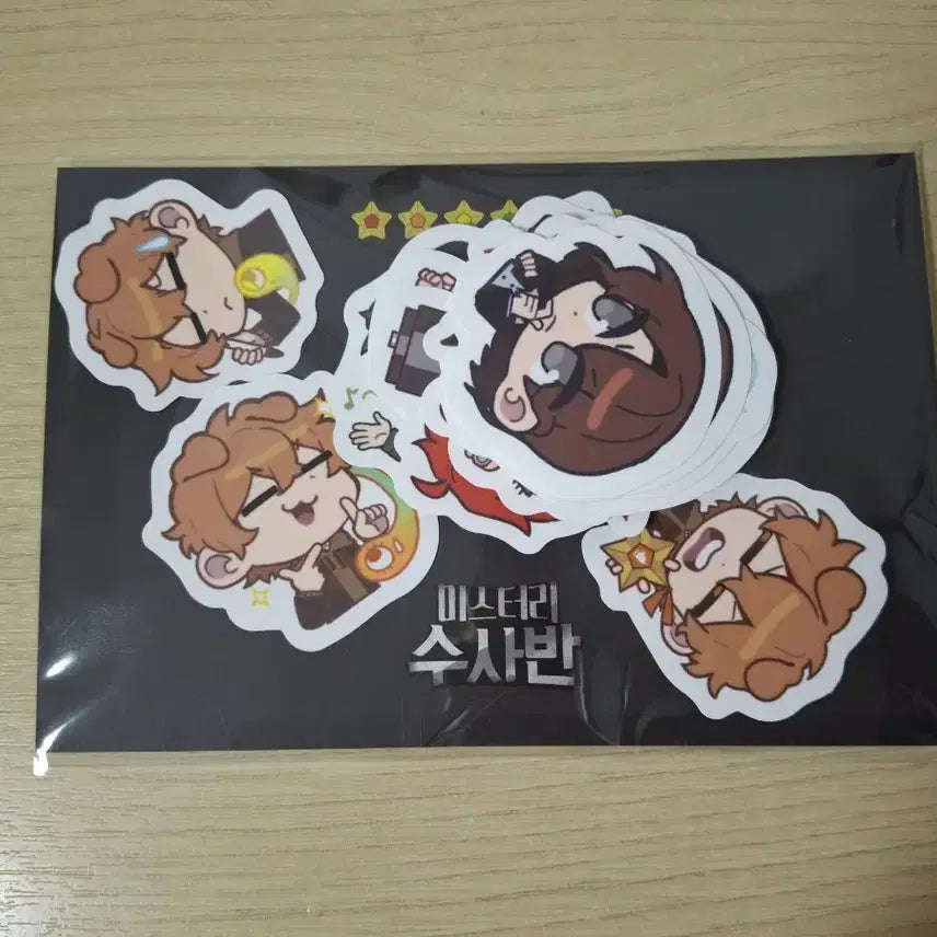 [BUNJANG] Pixelty Mystery Investigation Unit Sticker Set (Sealed) / [미개봉]픽셀리 미수반 스티커 세트
