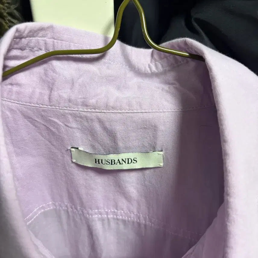 [BUNJANG] Husband Paris Boyscout Shirt Lilac Size 41 / 허즈밴드파리 보이스카웃셔츠 라일락(41 사이즈)