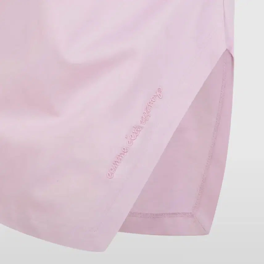 [BUNJANG] Lucky Chouette Slit Point T-Shirt Free Size / 럭키슈에뜨 슬릿 포인트 티셔츠 프리사이즈 새상품