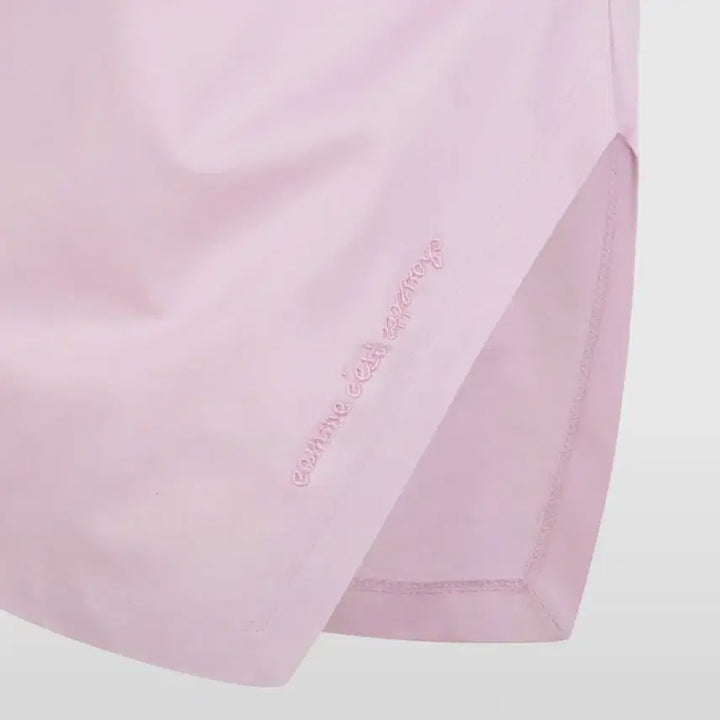 [BUNJANG] Lucky Chouette Slit Point T-Shirt Free Size / 럭키슈에뜨 슬릿 포인트 티셔츠 프리사이즈 새상품