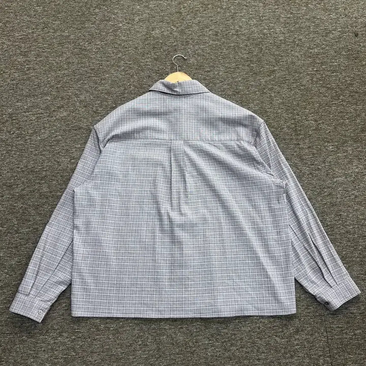 [BUNJANG] MOOMYUNG Check Linen Blend Shirt / 무명 MOOMYUNG 체크 린넨 셔츠