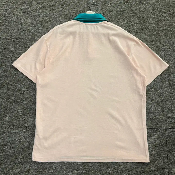 [BUNJANG] Maison Kitsuné Pink Fox Embroidery Short-Sleeve Polo T-Shirt XL / 메종키츠네 핑크 폭스자수 반팔 카라티 XL