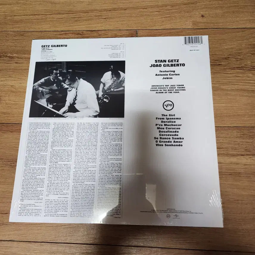[BUNJANG] Stan Getz/João Gilberto Getz/Gilberto LP Vinyl / 스탠 게츠/질베르토 LP 바이닐
