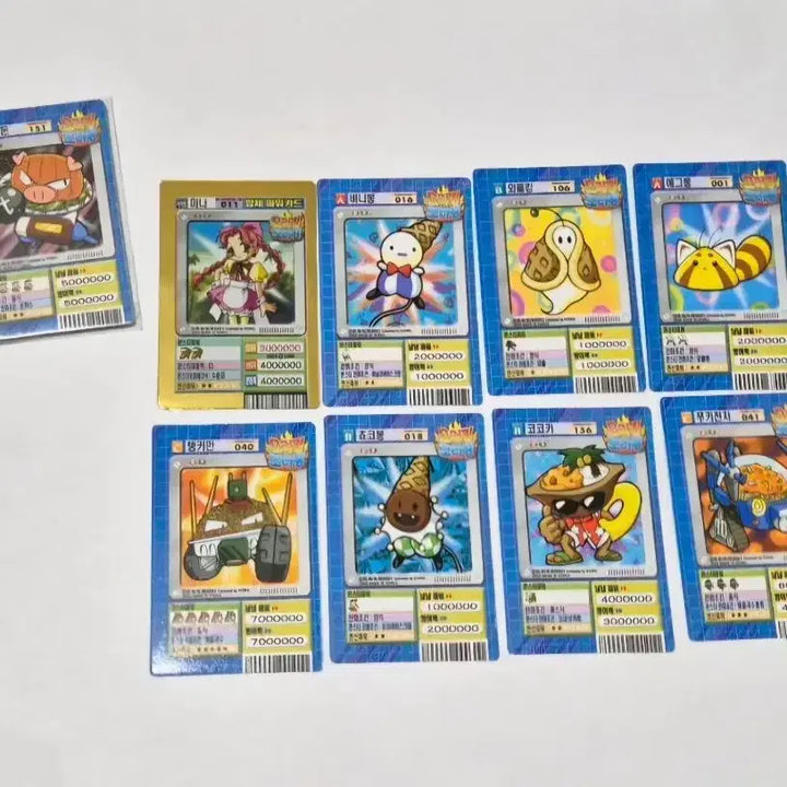 [BUNJANG] Cooking King Joaking Mini Card 5-Pack Set / 5팩40장)고전 요리킹 조리킹 미니카드
