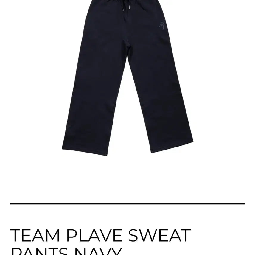 [BUNJANG] PLAVE Navy Sweatpants L / 플레이브 스웻팬츠 네이비 L