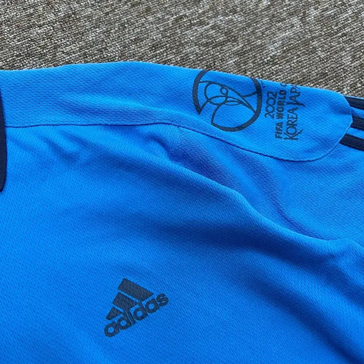 [BUNJANG] Adidas 2002 World Cup Performance Polo T-Shirt M / 아디다스 2002 월드컵 기능성 반팔 카라티 M