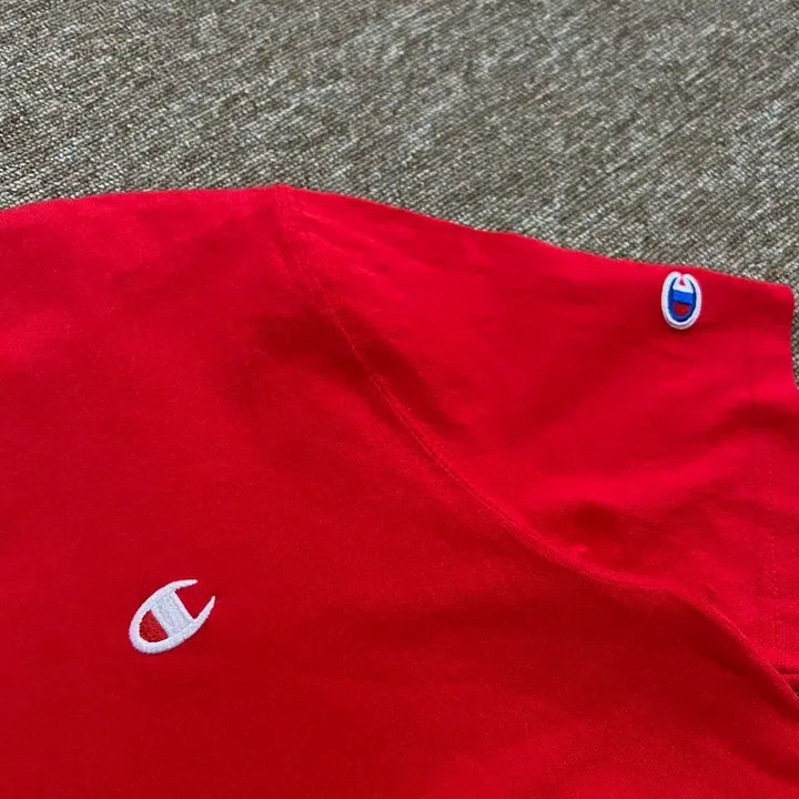 [BUNJANG] Champion Red T-Shirt Size M / 챔피온 레드 반팔티 M