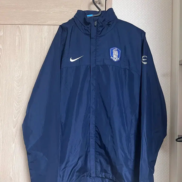 [BUNJANG] Nike South Korea National Team Navy Windbreaker Rain Jacket / 나이키 대한민국 국가대표 네이비 바람막이 레인자켓 축구