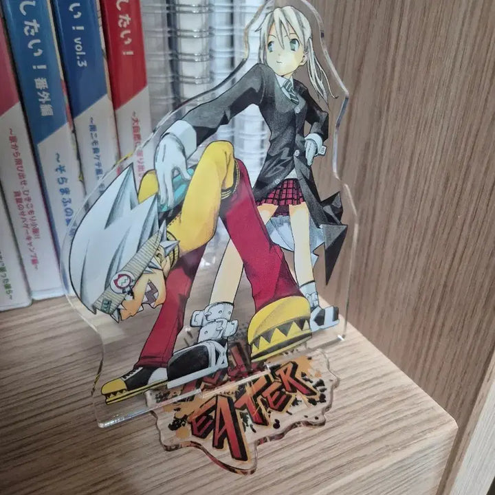 [BUNJANG] Soul Eater Kid Maka Acrylic Standee Plush Photocard / 소울이터 원화전 소울 이터 키드 마카 사무전 아크릴 굿즈 누이 포토카드